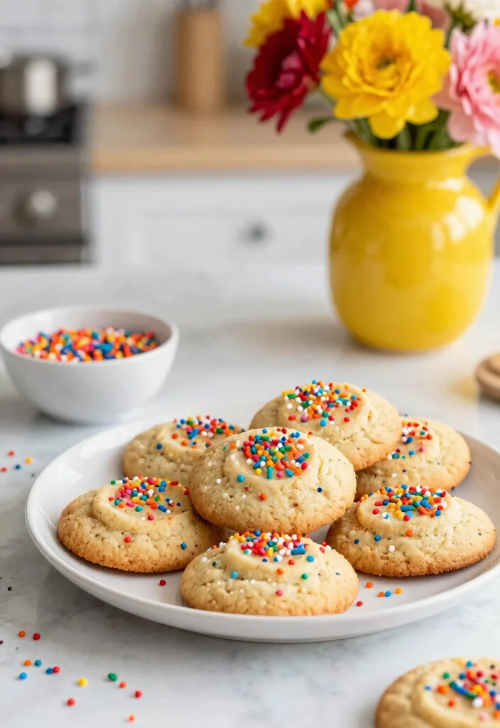 17 Easy Soft Sugar Cookie Recipe Ideas: Foolproof Classic - 9. Funfetti Soft Sugar Cookies 1