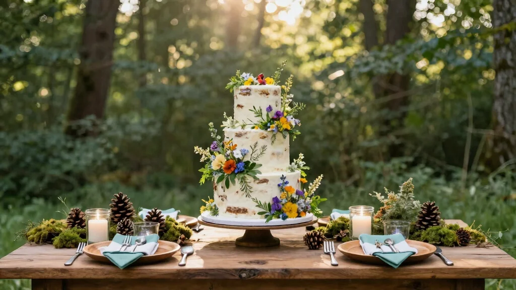 17 Forest Wedding Cake Ideas for Whimsical Natural Romance