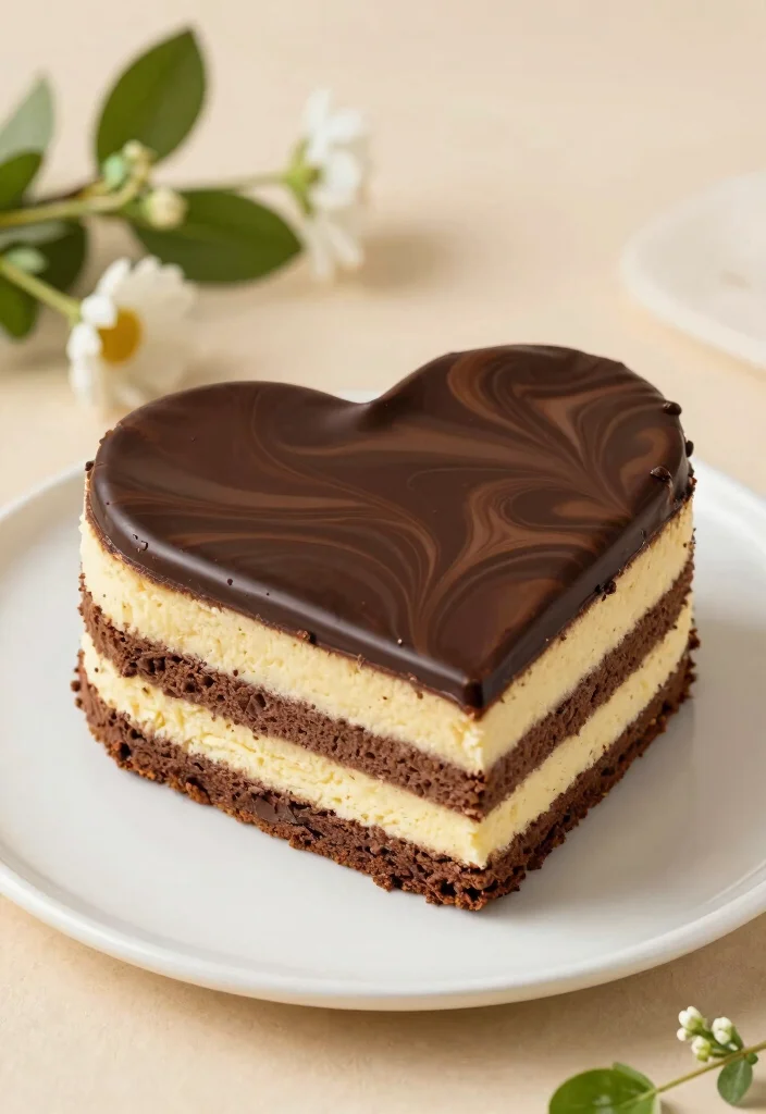 17 Heart Shaped Gender Reveal Cake Ideas Cute Surprise Design - 10. Marble Heart Cake 1