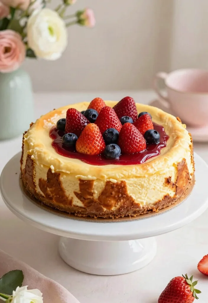 17 Heart Shaped Gender Reveal Cake Ideas Cute Surprise Design - 12. Cheesecake Heart Cake 1