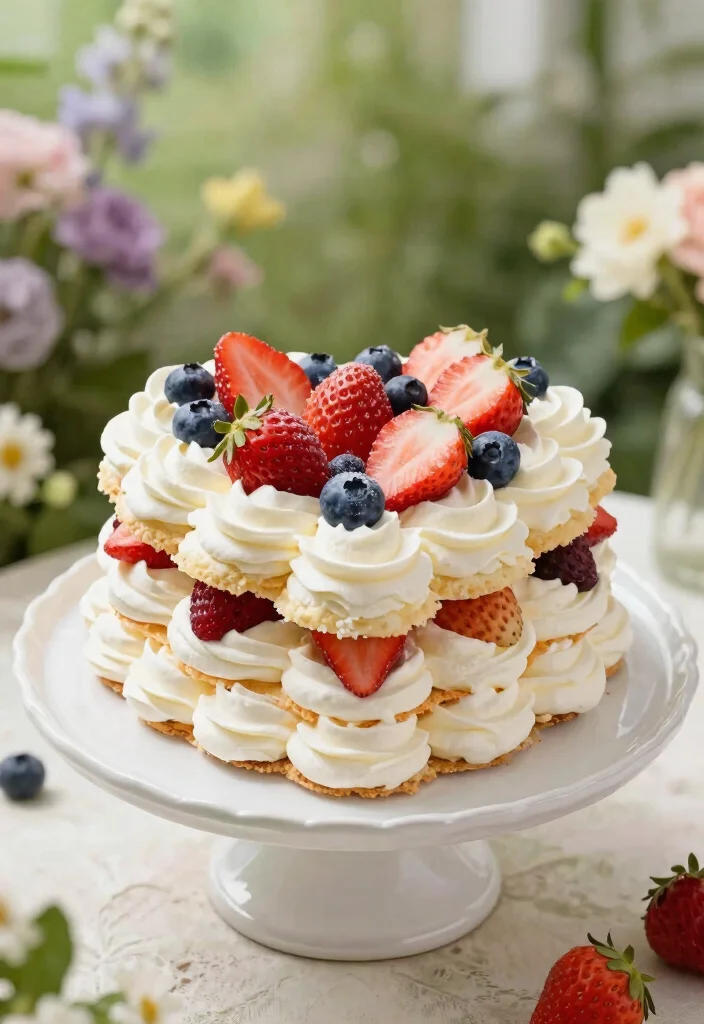 17 Heart Shaped Gender Reveal Cake Ideas Cute Surprise Design - 15. Meringue Heart Cake 1