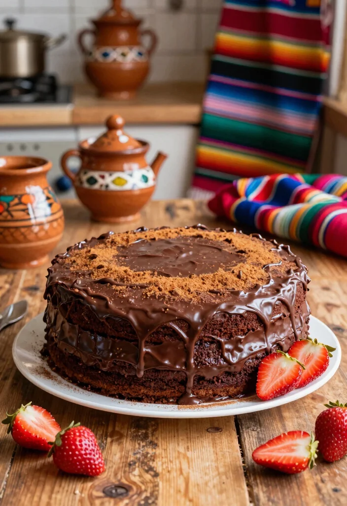 17 Mexican Chocolate Cake Ideas Spiced Rich Flavor - 1. Classic Mexican Chocolate Cake 1