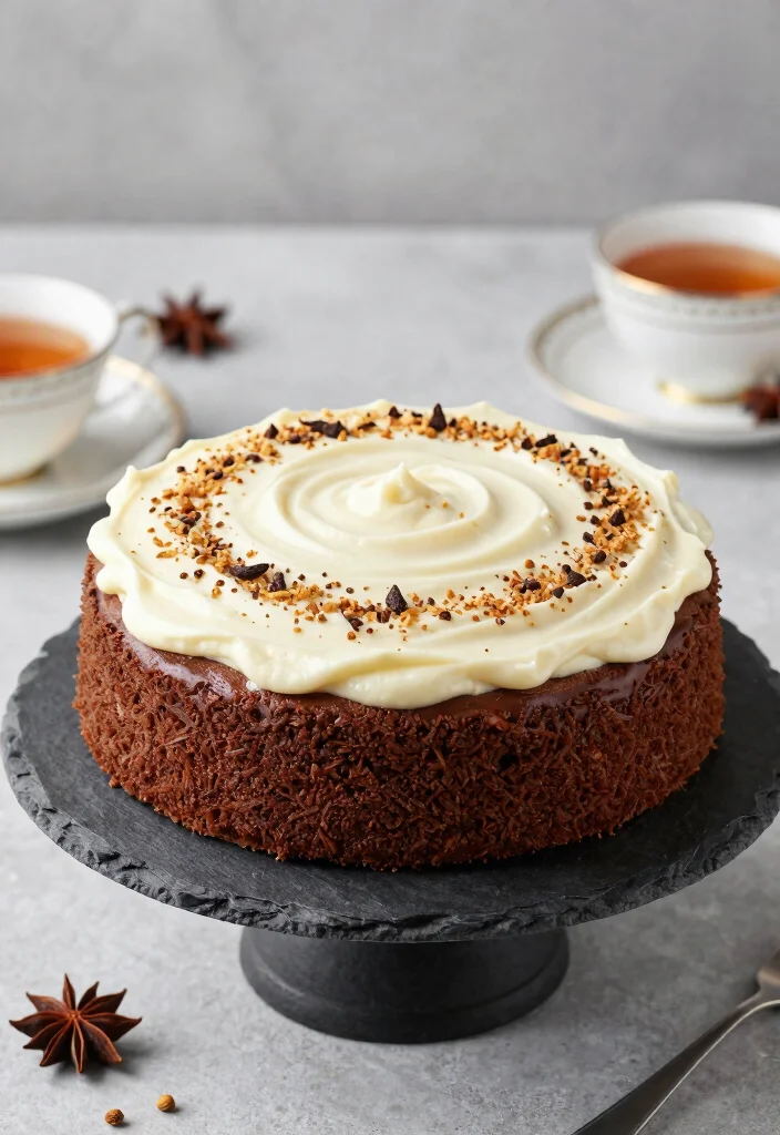 17 Mexican Chocolate Cake Ideas Spiced Rich Flavor - 13. Chocolate Cardamom Cake 1