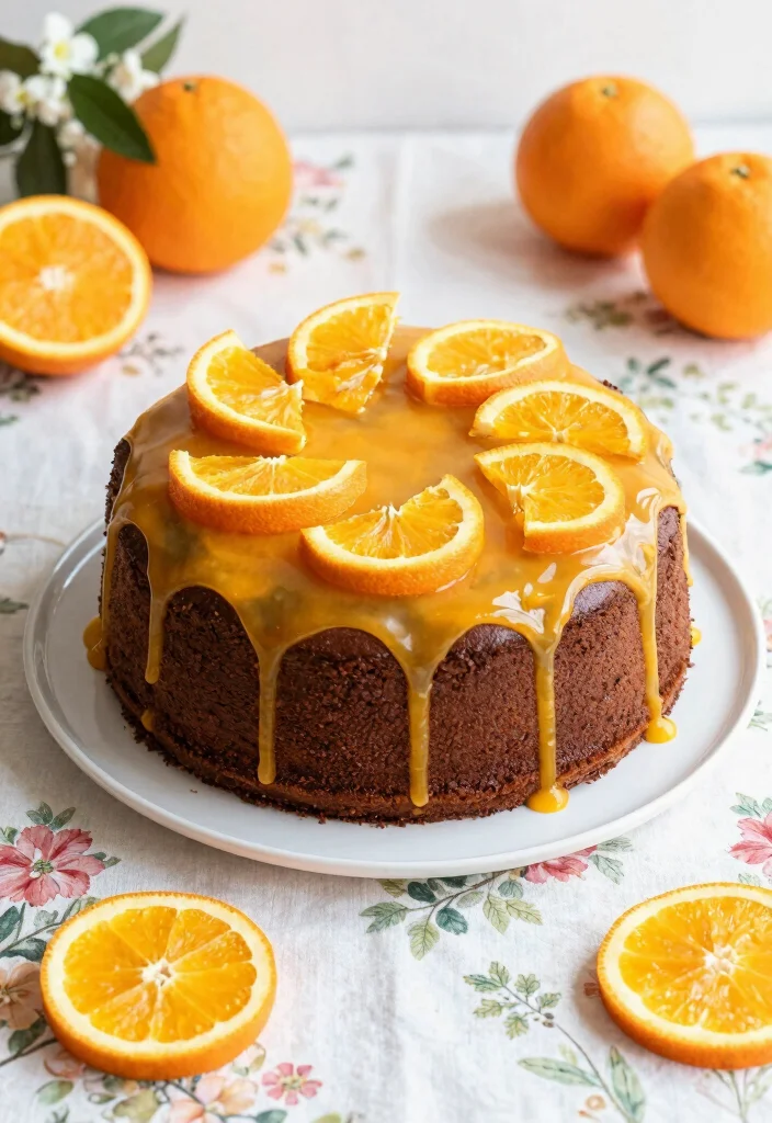 17 Mexican Chocolate Cake Ideas Spiced Rich Flavor - 17. Chocolate and Orange Cake 1