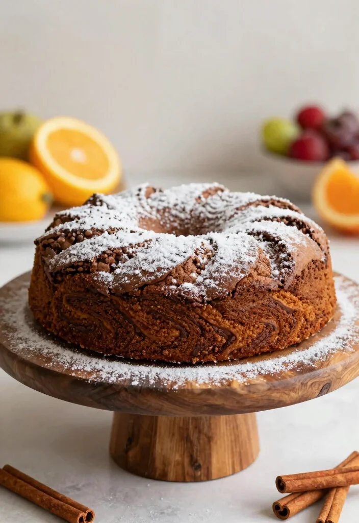 17 Mexican Chocolate Cake Ideas Spiced Rich Flavor - 3. Cinnamon Chocolate Swirl Cake 1