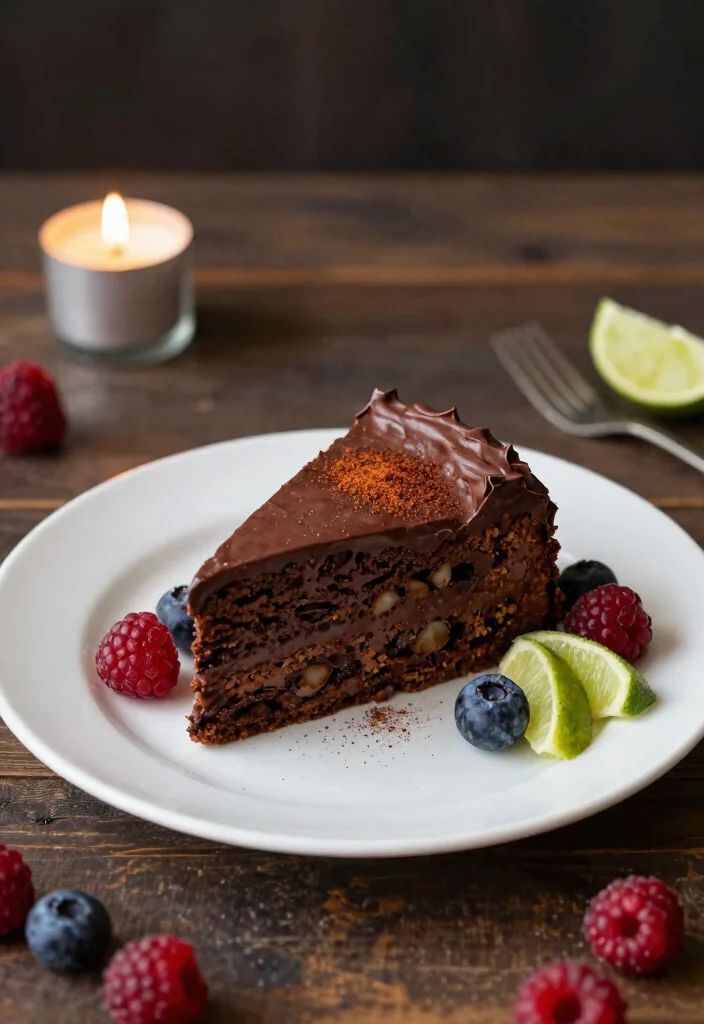 17 Mexican Chocolate Cake Ideas Spiced Rich Flavor - 4. Chocolate Chipotle Cake 1