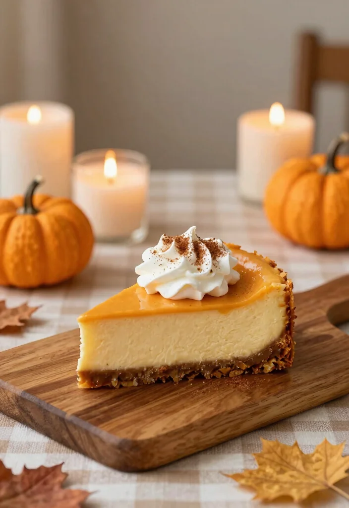 17 New York Cheesecake Recipes: Dense, Creamy Classics - 5. Rich Pumpkin Spice Cheesecake 1