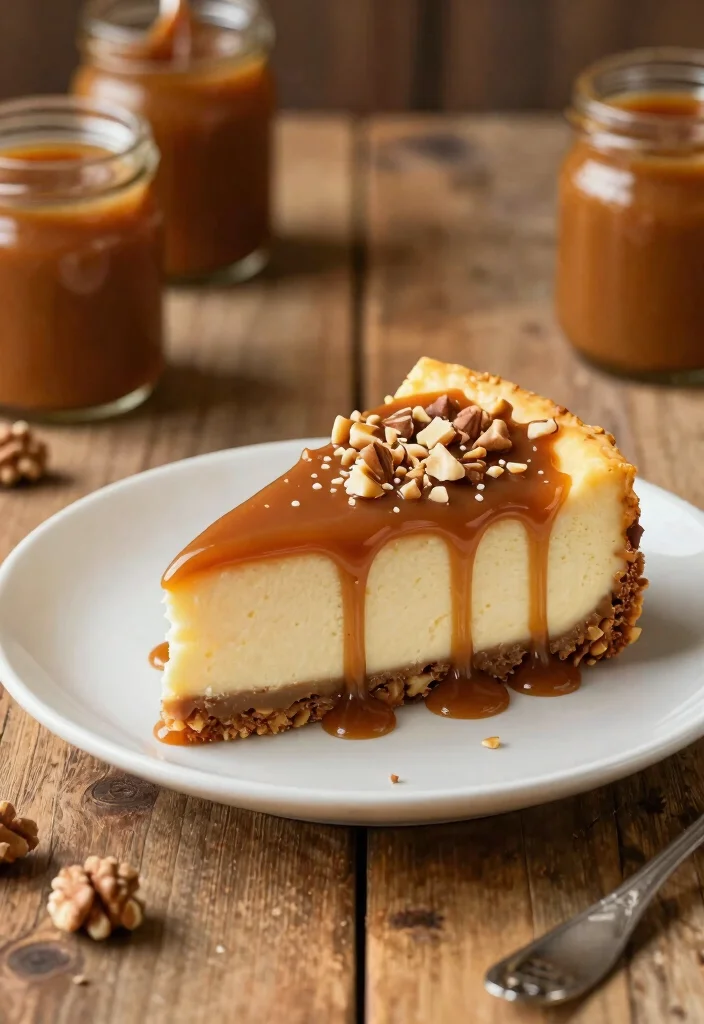 17 New York Cheesecake Recipes: Dense, Creamy Classics - 8. Nutty Salted Caramel Cheesecake 1