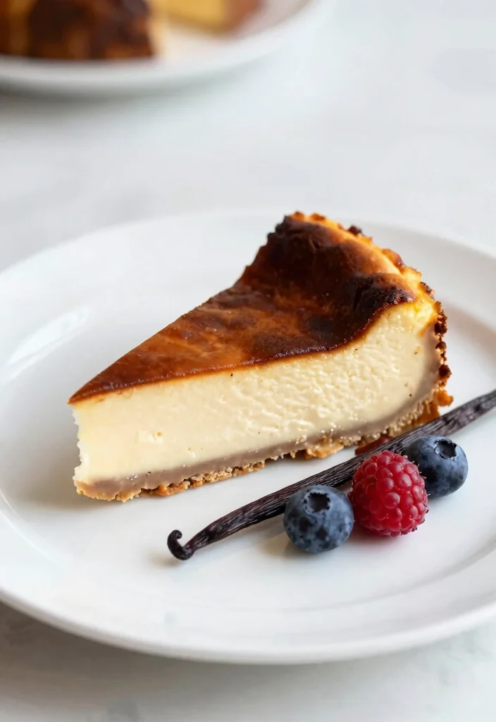 17 San Sebastian Cheesecake Ideas Burnt Basque Style - 12. Vanilla Bean San Sebastian Cheesecake 1