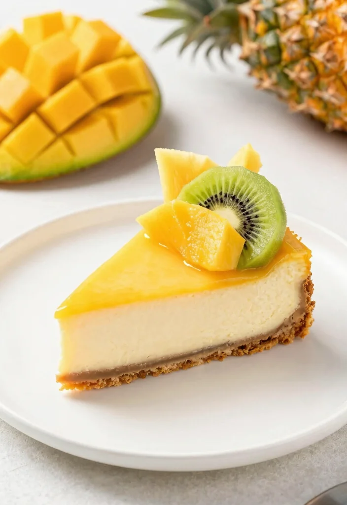 17 San Sebastian Cheesecake Ideas Burnt Basque Style - 15. Tropical Fruit San Sebastian Cheesecake 1