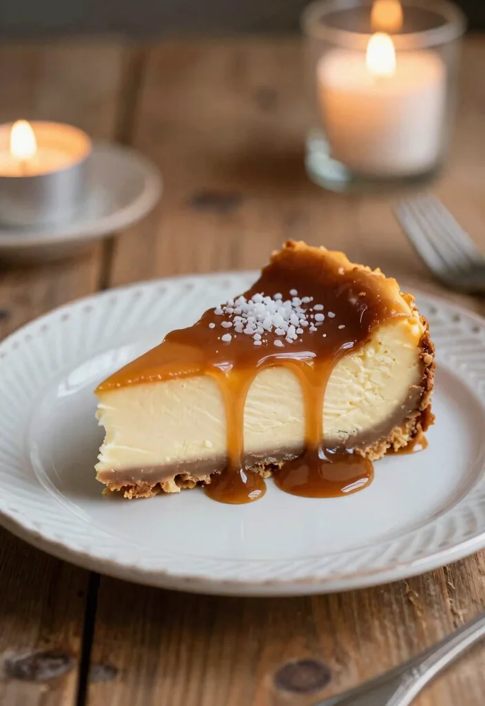 17 San Sebastian Cheesecake Ideas Burnt Basque Style - 7. Salted Caramel San Sebastian Cheesecake 1