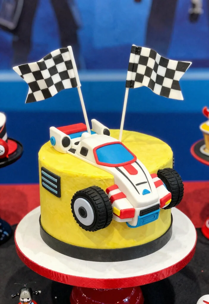 17 Star Wars Birthday Cake Ideas Epic Galactic Designs - 16. Podracer Cake 1