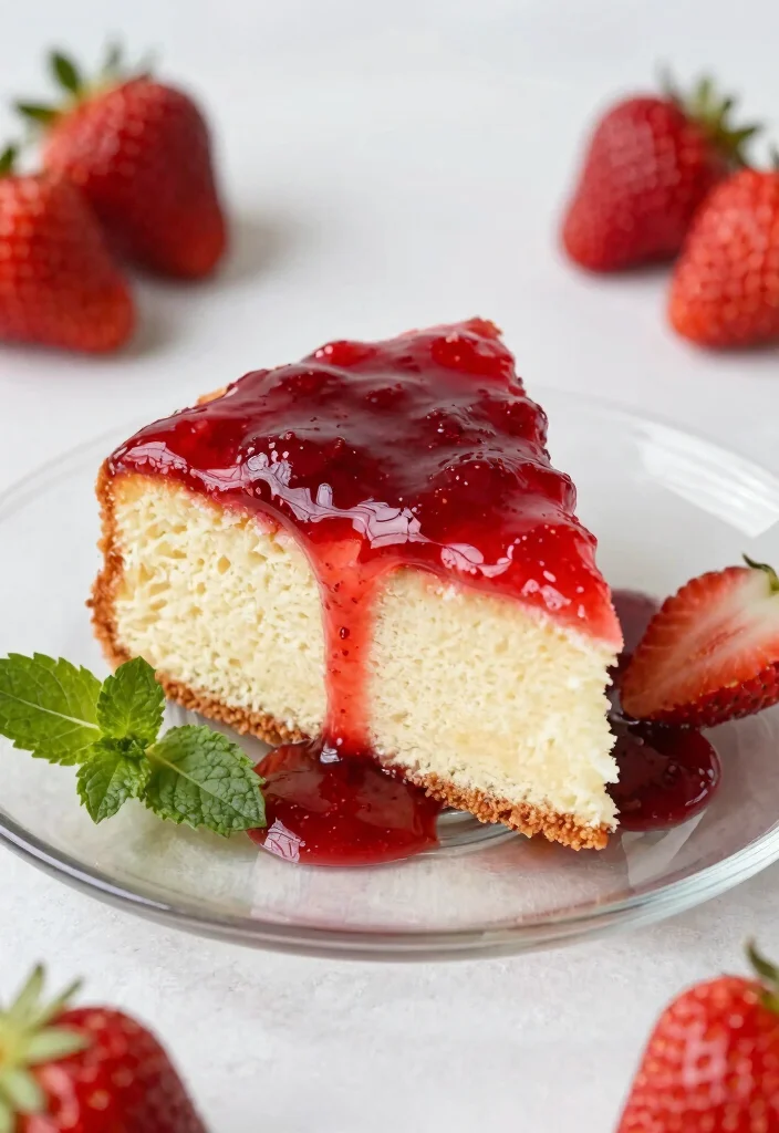 17 Strawberry Sponge Cake Ideas: Light, Fluffy, & Gluten-Free - 14. Strawberry Compote Sponge Cake 1