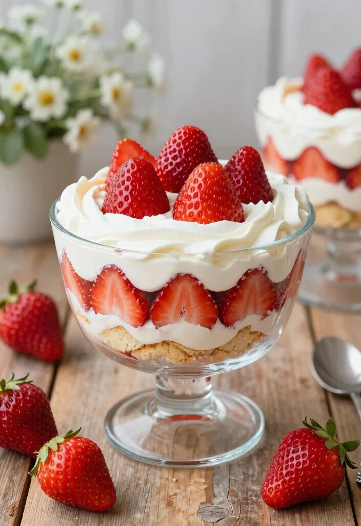 17 Strawberry Sponge Cake Ideas: Light, Fluffy, & Gluten-Free - 17. Strawberry Trifle Cake 1