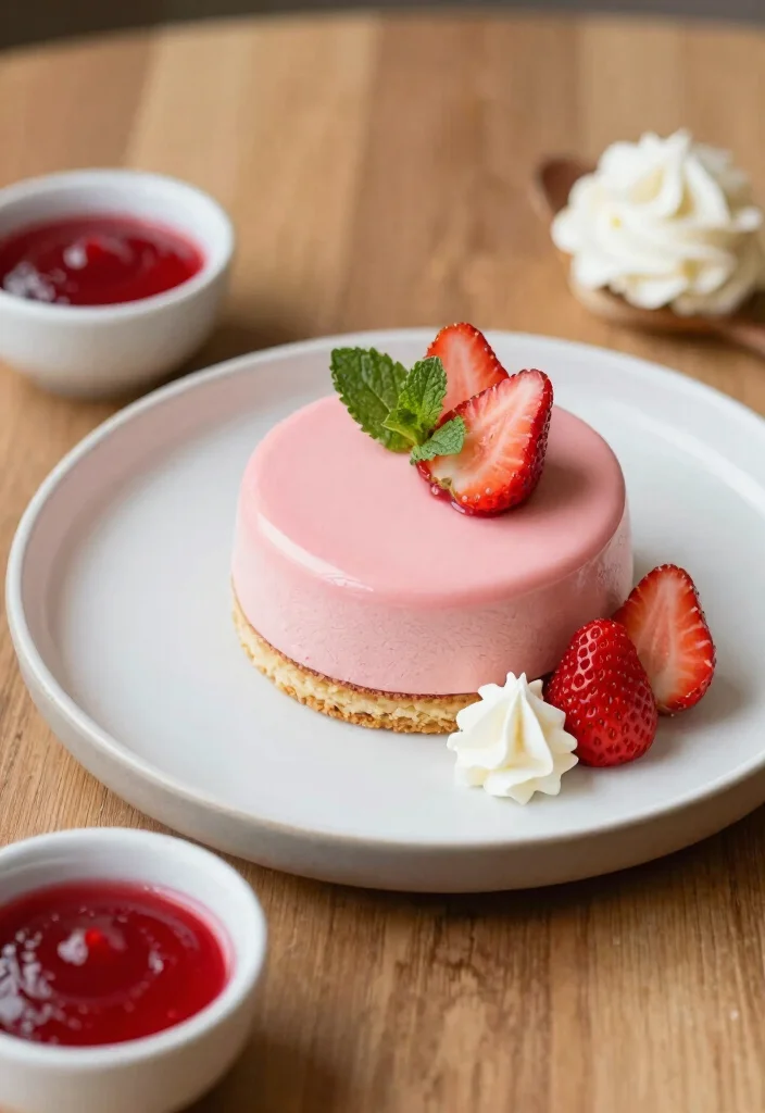 17 Strawberry Sponge Cake Ideas: Light, Fluffy, & Gluten-Free - 6. Strawberry Mousse Cake 1