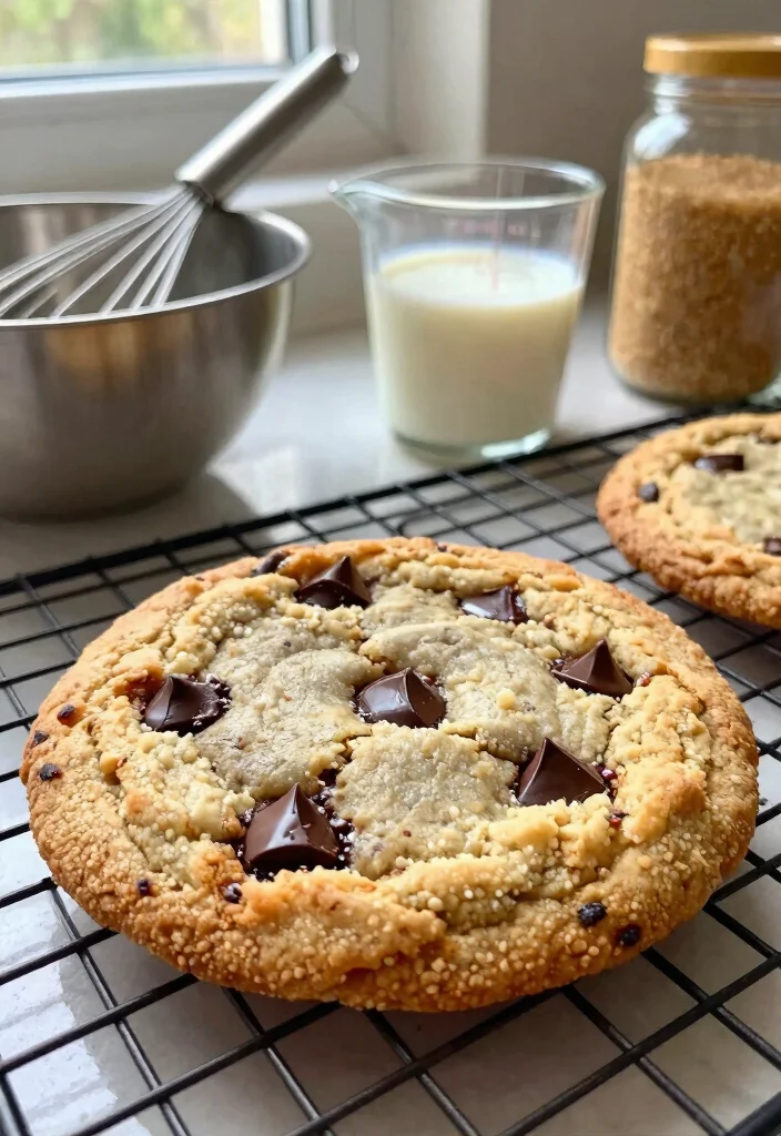 18 Big Chocolate Chip Cookie Recipe Ideas: Giant Vegan Chocolate Chip Cookie Recipes - 1. Classic Giant Vegan Chocolate Chip Cookies 1