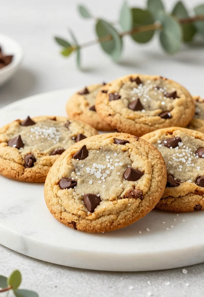 18 Big Chocolate Chip Cookie Recipe Ideas: Giant Vegan Chocolate Chip Cookie Recipes - 13. Chocolate Chip Cookies with Sea Salt 1