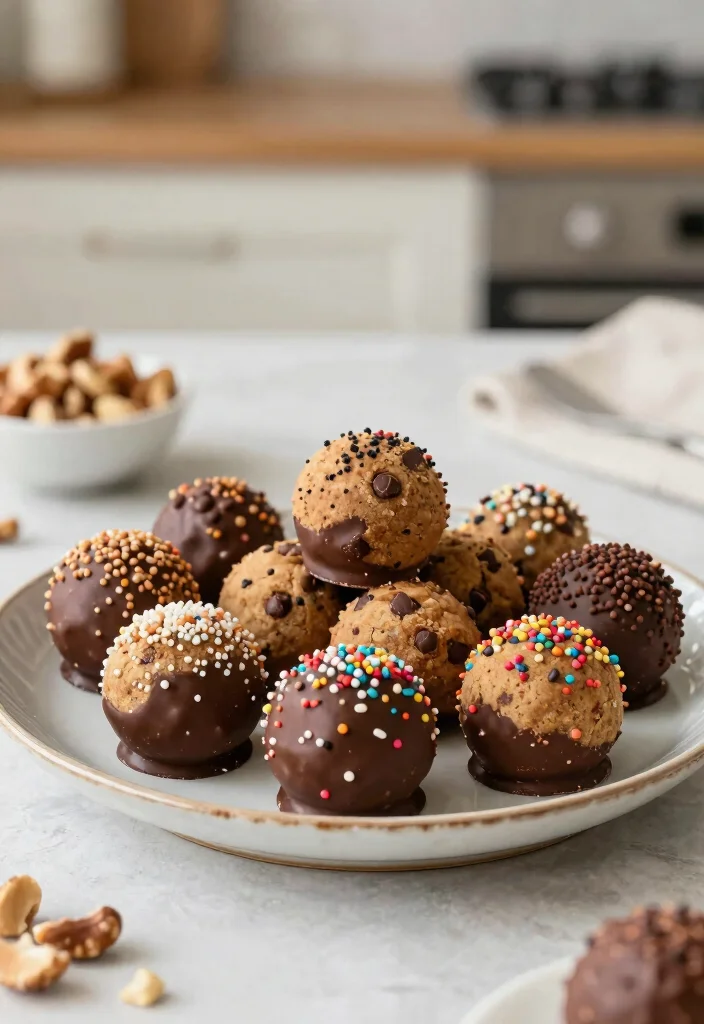 18 Big Chocolate Chip Cookie Recipe Ideas: Giant Vegan Chocolate Chip Cookie Recipes - 17. Chocolate Chip Cookie Truffles 1