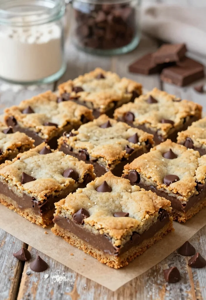18 Big Chocolate Chip Cookie Recipe Ideas: Giant Vegan Chocolate Chip Cookie Recipes - 18. Vegan Chocolate Chip Cookie Bars 1
