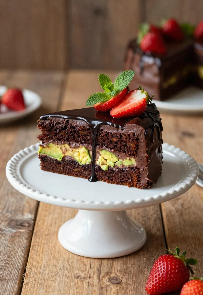 18 Easy and Delicious Vegan Birthday Cake Ideas - 1. Chocolate Avocado Cake 1