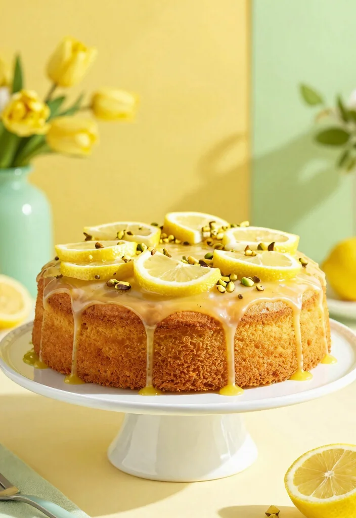 18 Easy and Delicious Vegan Birthday Cake Ideas - 2. Lemon Olive Oil Cake 1