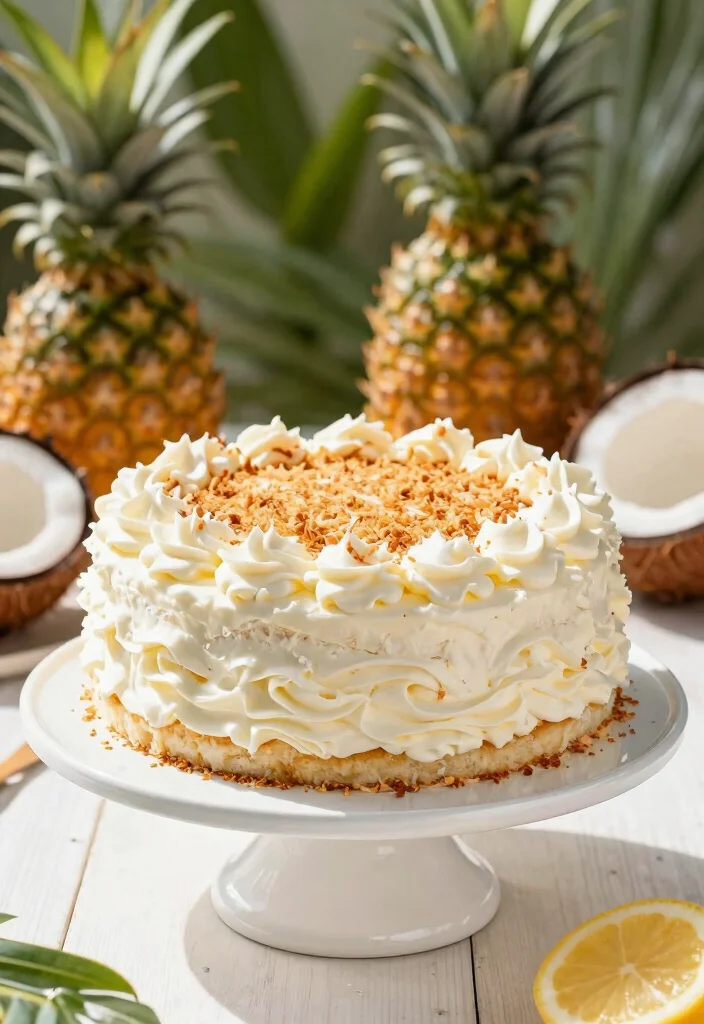 18 Easy and Delicious Vegan Birthday Cake Ideas - 9. Coconut Cream Cake 1