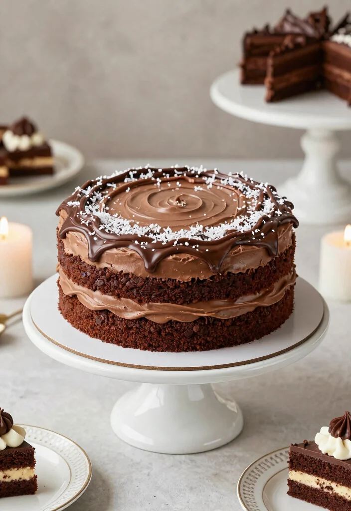 18 Homemade German Chocolate Cake Ideas: Rich Classic Layers - 13. Nutella German Chocolate Cake 1