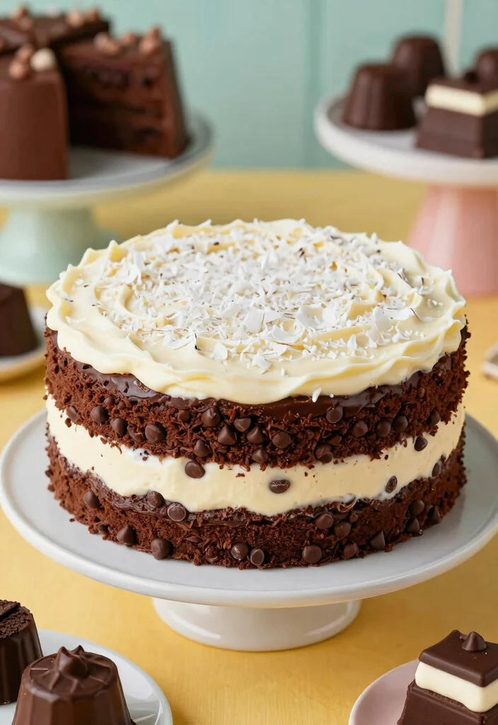 18 Homemade German Chocolate Cake Ideas: Rich Classic Layers - 16. Chocolate Chip German Chocolate Cake 1