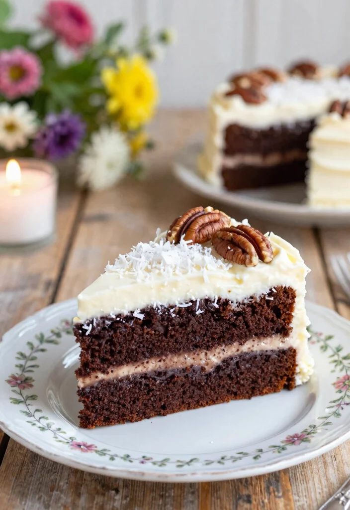 18 Homemade German Chocolate Cake Ideas: Rich Classic Layers - 2. Vegan German Chocolate Cake 1
