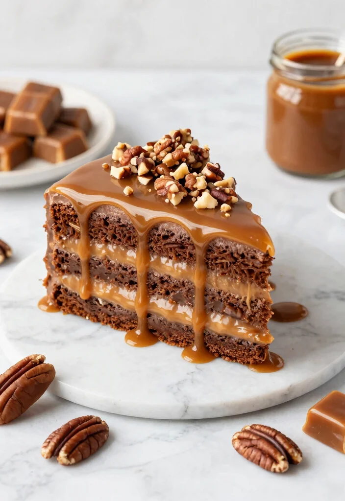 18 Homemade German Chocolate Cake Ideas: Rich Classic Layers - 5. Caramel German Chocolate Cake 1