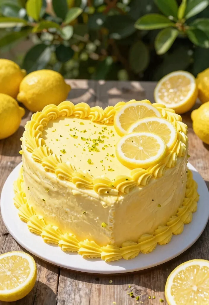 18 Lambeth Heart Cake Ideas Vintage Piped Elegance - 6. Citrus Zest Lambeth Heart Cake 1