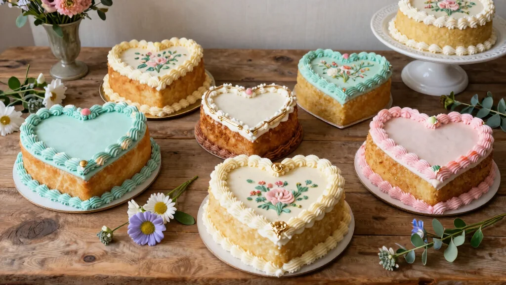 18 Lambeth Heart Cake Ideas Vintage Piped Elegance