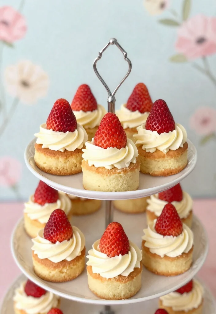18 Paula Deen Strawberry Cake Ideas: Southern Classic Dessert - 9. Mini Strawberry Cakes 1