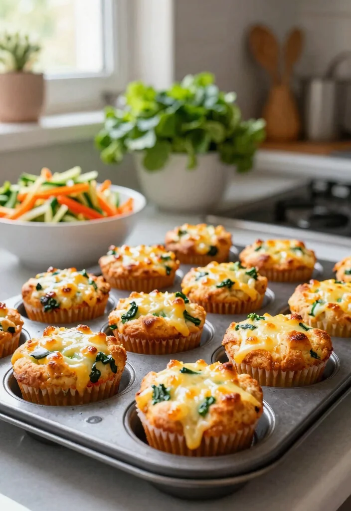 18 Smash Cake Alternative Ideas: Creative Less Mess Options - 10. Cheesy Veggie Muffins 1