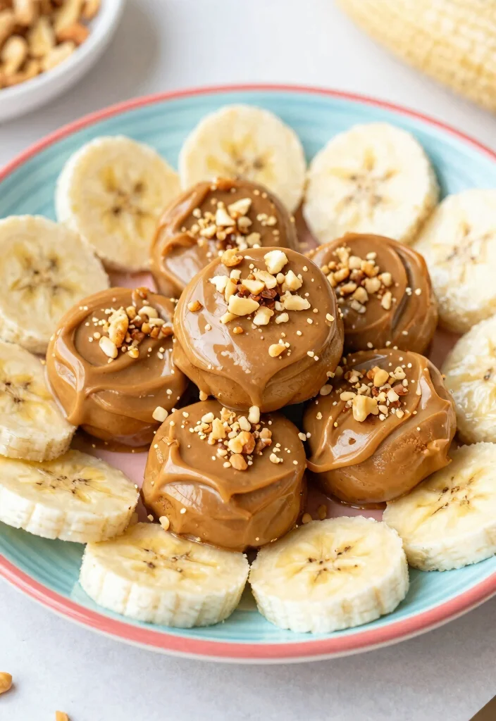 18 Smash Cake Alternative Ideas: Creative Less Mess Options - 12. Peanut Butter Banana Bites 1