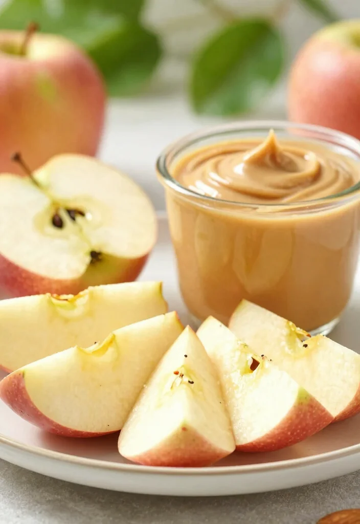 18 Smash Cake Alternative Ideas: Creative Less Mess Options - 14. Apple Slices with Nut Butter 1