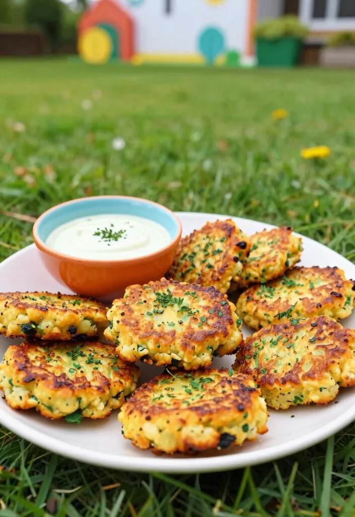 18 Smash Cake Alternative Ideas: Creative Less Mess Options - 18. Veggie Fritters 1