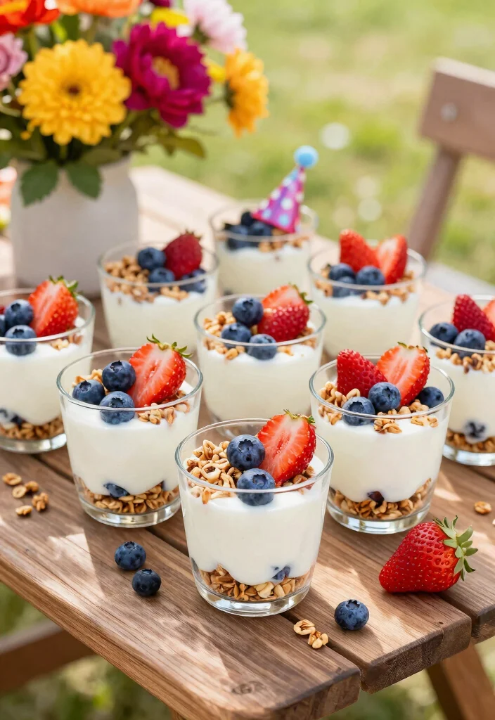 18 Smash Cake Alternative Ideas: Creative Less Mess Options - 2. Yogurt Parfait Cups 1