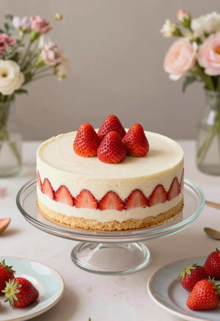 18 Strawberry Chantilly Cake Ideas: Light Creamy Layers - 16. Strawberry Chantilly Mousse Cake 1
