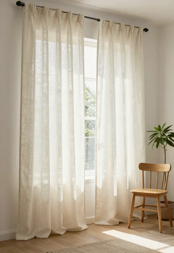 15 Beach House Curtains Ideas With Breezy Coastal Vibes - 13. Eco-Friendly Options 1