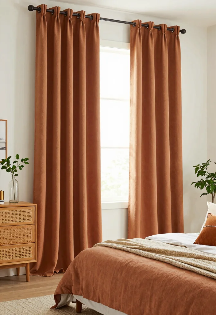 15 Best Curtains for Bedroom Ideas With Cozy Comfort - 2. Organic Cotton Curtains for Eco-Friendly Luxury 1