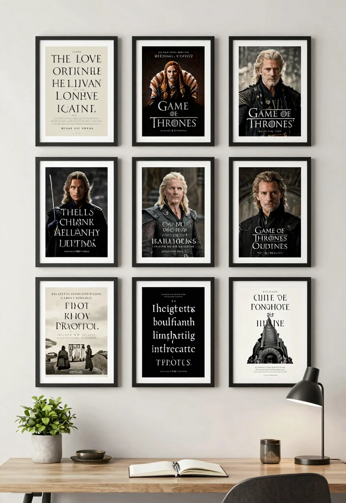 15 Game of Thrones Poster Ideas for a Dramatic Room - 3. Iconic Quotes from the Series 1