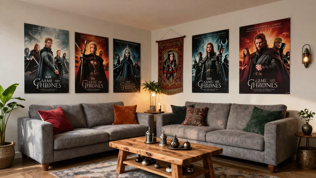 15 Game of Thrones Poster Ideas for a Dramatic Room