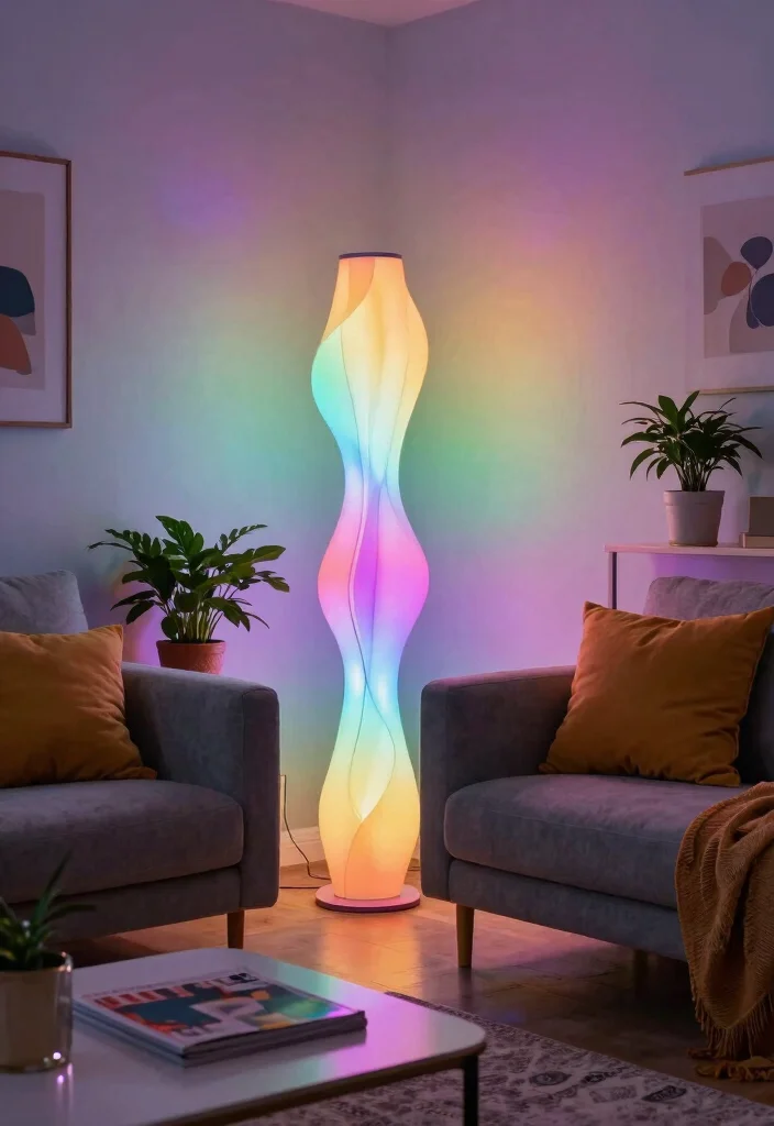 15 Modern Lamp Design Ideas With Contemporary Edge - 3. Colorful LED Lamps 1