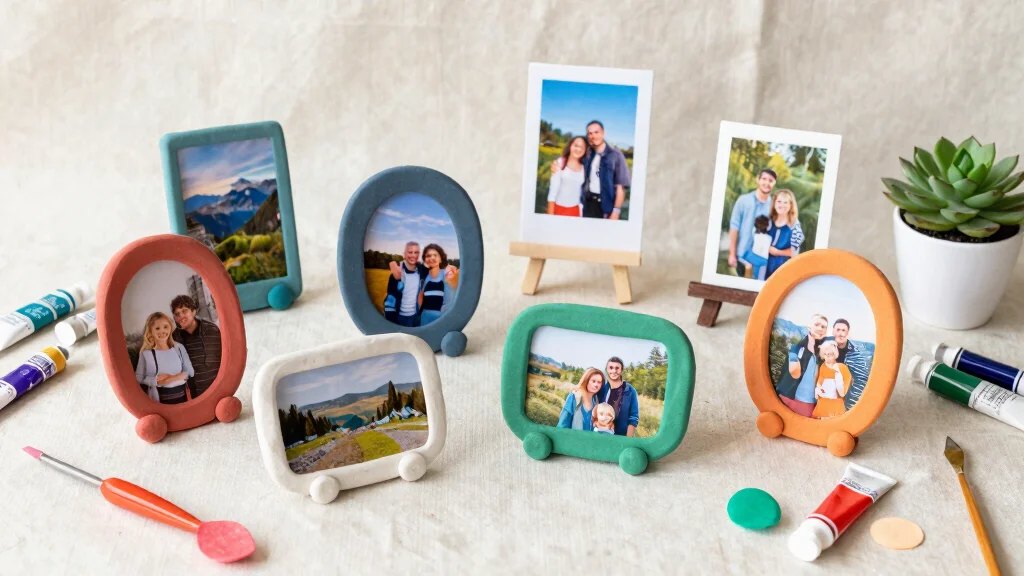 16 Clay Photo Stand Ideas With Cute DIY Touch