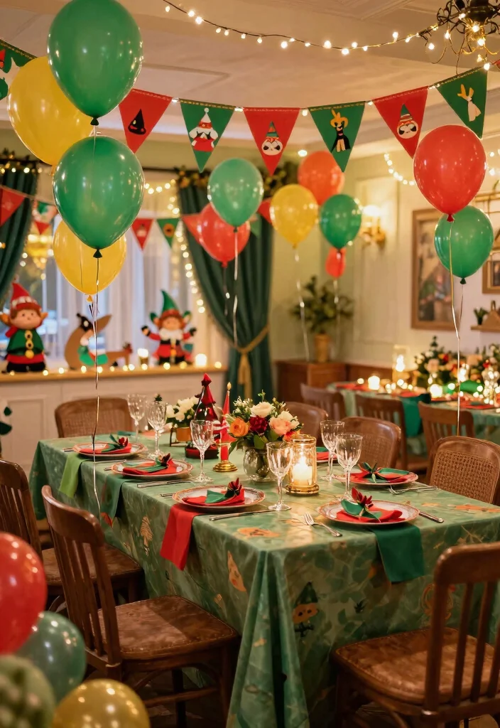 16 Elf on the Shelf Birthday Ideas With Cute Surprises - 14. Themed Birthday Decorations 1