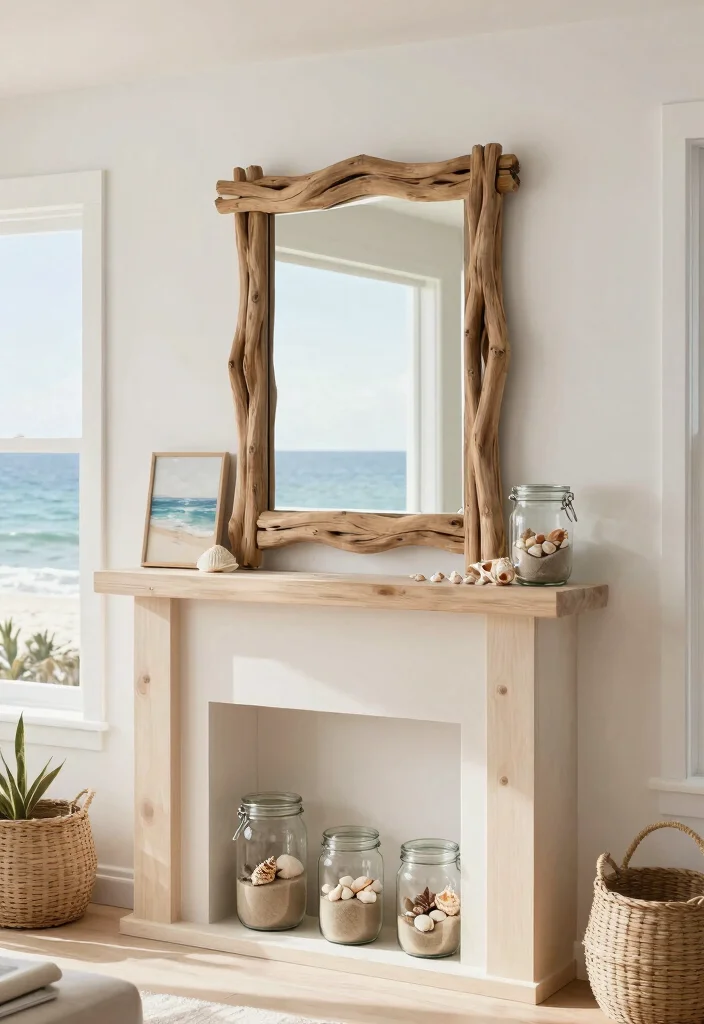 16 Mirrors on Mantle Ideas That Reflect Style Beautifully - 13. Coastal Style Mirrors 1