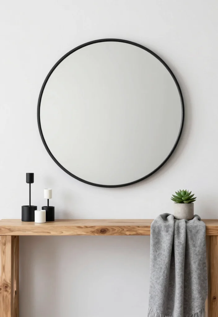 16 Mirrors on Mantle Ideas That Reflect Style Beautifully - 3. Minimalist Round Mirrors 1