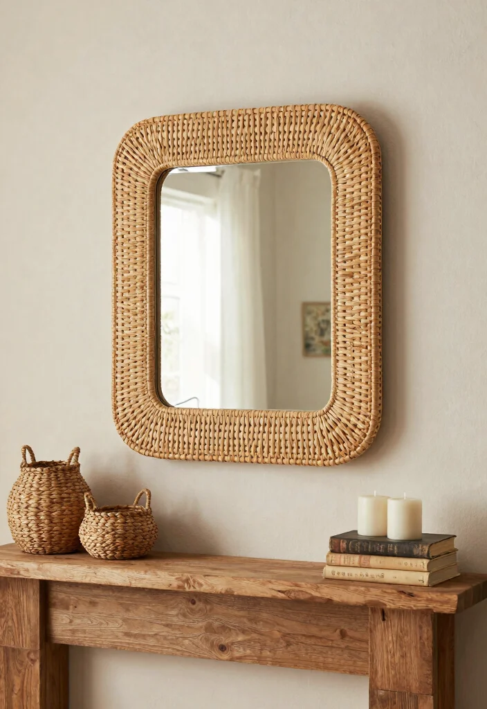 16 Mirrors on Mantle Ideas That Reflect Style Beautifully - 9. Textured Wall Mirrors 1