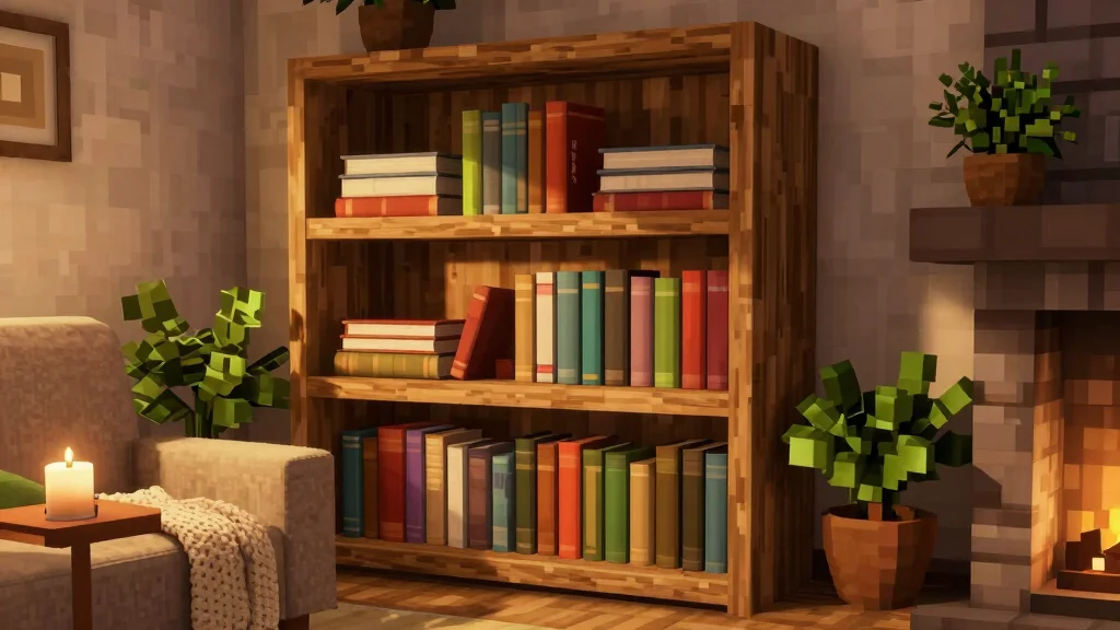 17 Bookshelf Design Minecraft Ideas for a Creative Build